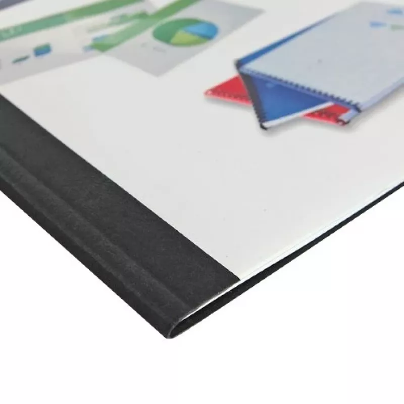 GBC LeatherGrain Thermal Binding Covers 3mm Royal Blue (100)