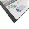 GBC LeatherGrain termoköitmiskatted 1,5 mm punased (100), A4, PVC, punane, läbipaistev, matt, 15 lehte, 1,5 mm