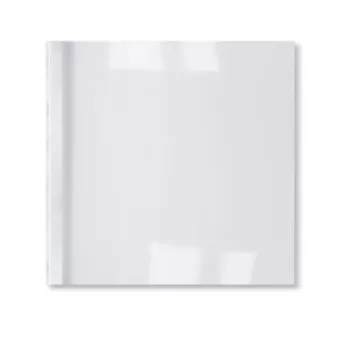 GBC LeatherGrain Termoköitmiskaaned 3mm Valged (100), A4, PVC, Läbipaistev, Valge, Matt, 30 lehte, 3 mm