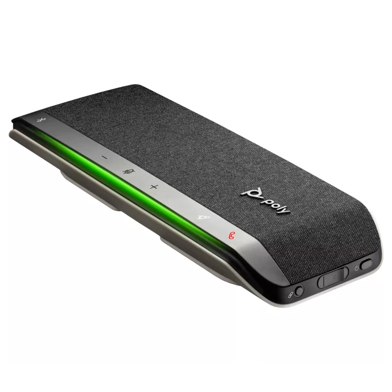 HP Poly Sync 40 USB-A USB-C kõlaritelefon, hõbedane, Windows 10, Windows 11, MacOS, 30 h, RoHS, Federal Communications Commission (FCC), CE, 38 mm