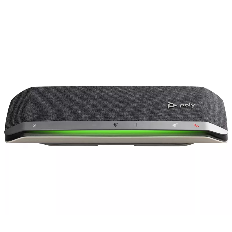 HP Poly Sync 40 USB-A USB-C kõlaritelefon, hõbedane, Windows 10, Windows 11, MacOS, 30 h, RoHS, Federal Communications Commission (FCC), CE, 38 mm