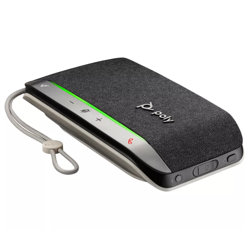 HP Poly Sync 20 USB-A kõlaritelefon, arvuti, hõbedane, 0,715 m, IP64, Windows 10, Windows 11, MacOS
