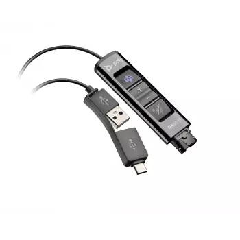 HP Poly DA85-M USB QD-le Must adapter TAA