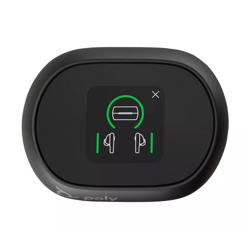 HP Poly Voyager Free 60+ UC Carbon Must kõrvaklapid +BT700 USB-C adapter +puutetundliku ekraaniga laadimisümbris