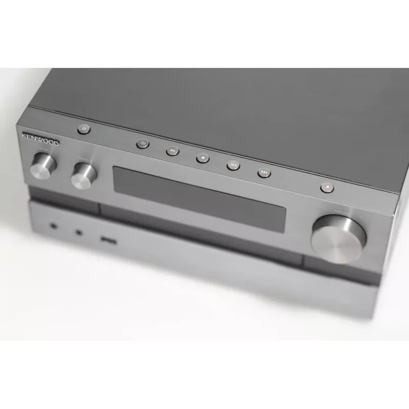 Kenwood M-918DAB-H koduhelisüsteem Kodune heli mikrosüsteem 10 W Alumiinium, Must