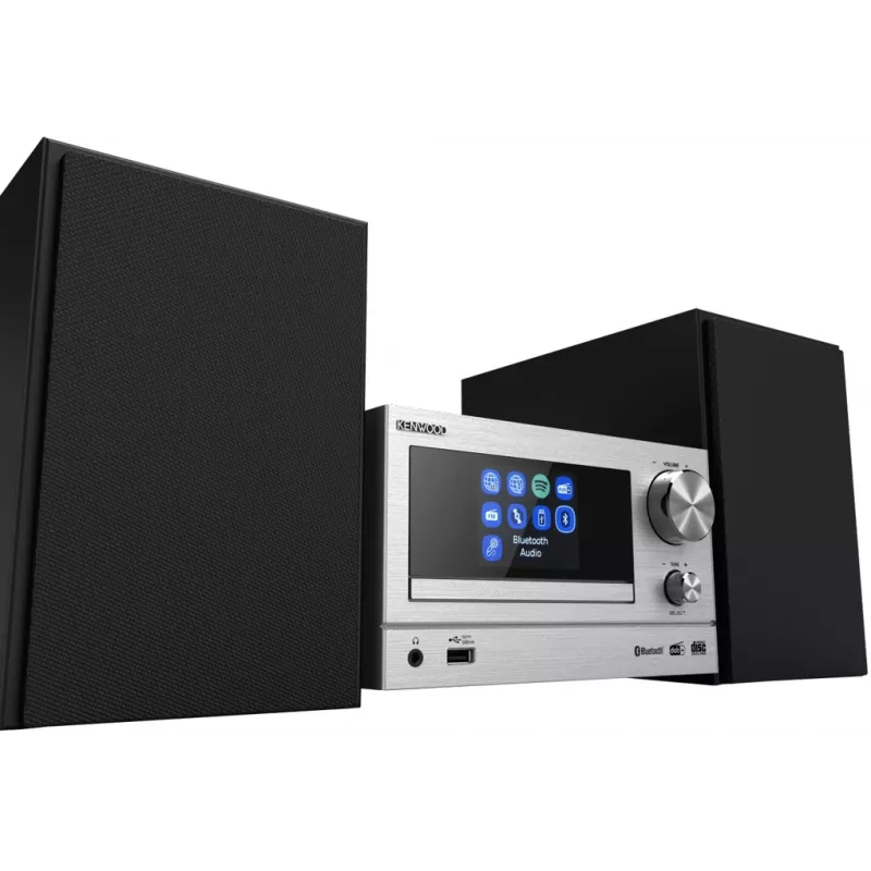 Kenwood M-7000S kodu heli minisüsteem 30 W hõbedane
