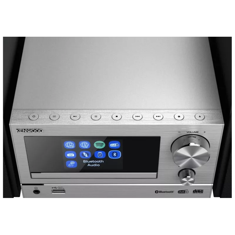 Kenwood M-7000S kodu heli minisüsteem 30 W hõbedane