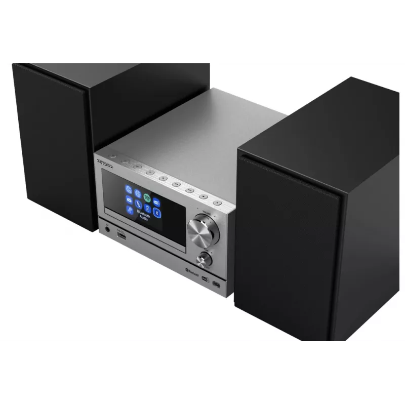 Kenwood M-7000S kodu heli minisüsteem 30 W hõbedane