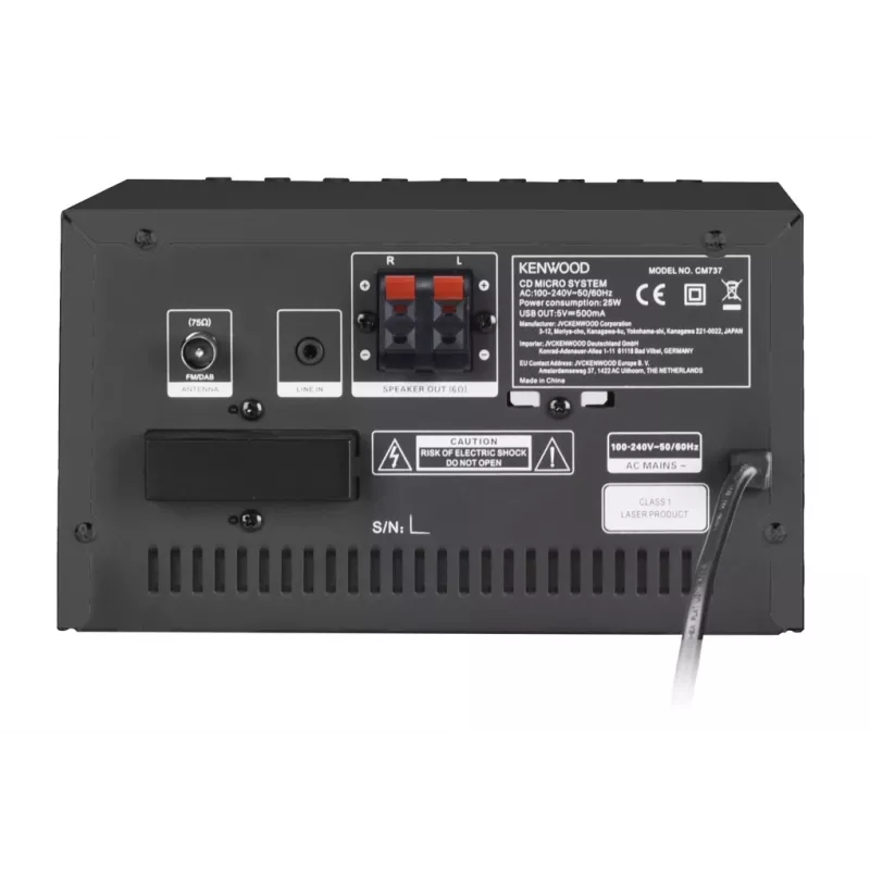 Kenwood M-7000S koduaudio minisüsteem 30 W must