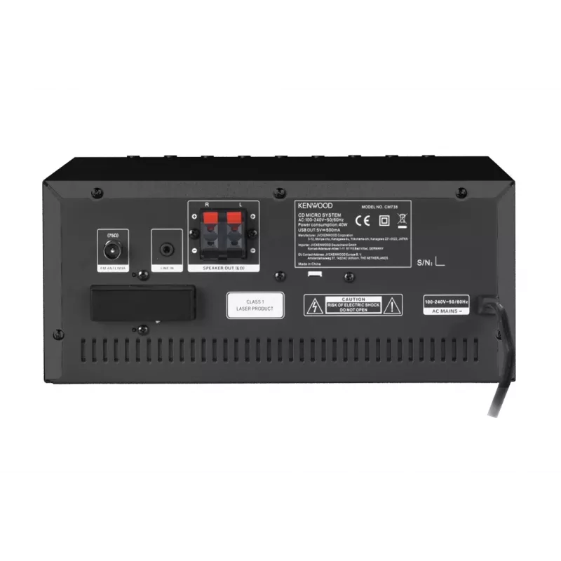 Kenwood M-9000S kodu heli minisüsteem 50 W Must