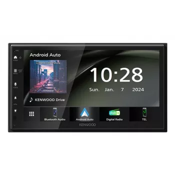 Kenwood DMX6523DABS automeedia vastuvõtja Must Wi-Fi Bluetooth