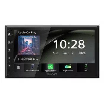 Kenwood DMX6523DABS automeedia vastuvõtja Must Wi-Fi Bluetooth