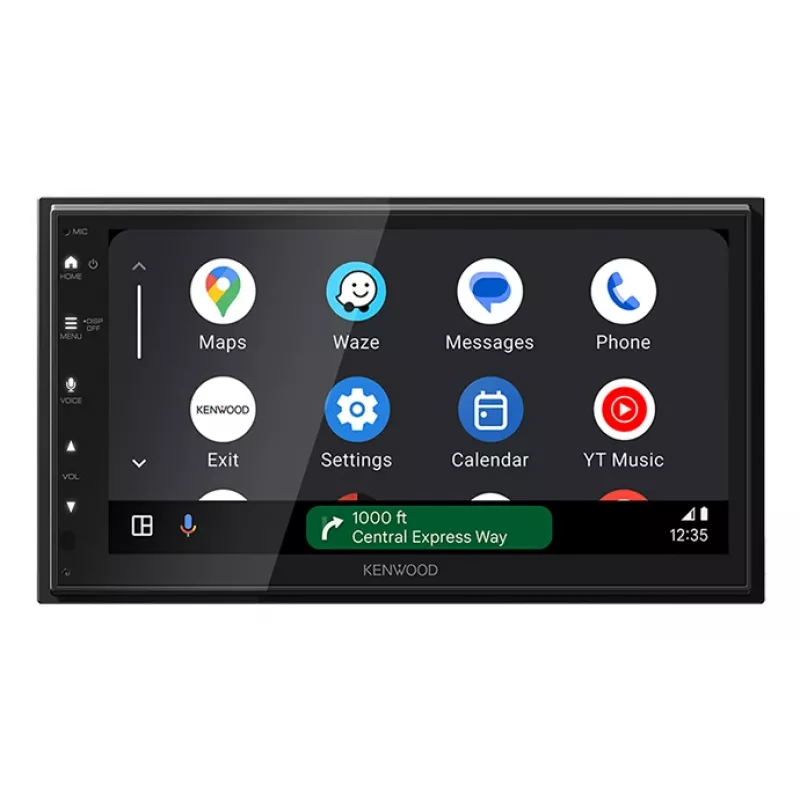 Kenwood DMX6523DABS automeedia vastuvõtja Must Wi-Fi Bluetooth