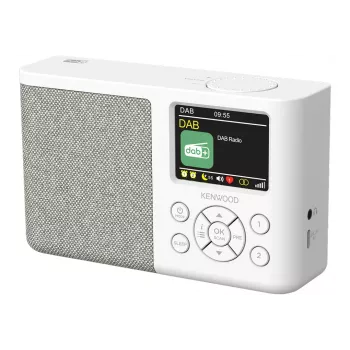 Kenwood CR-M33DAB raadio Kaasaskantav Digitaalne Valge