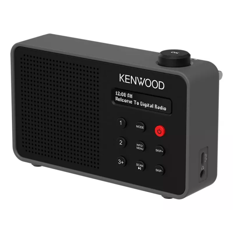 Kenwood CR-M25DAB-B raadio Kaasaskantav Digitaalne Must