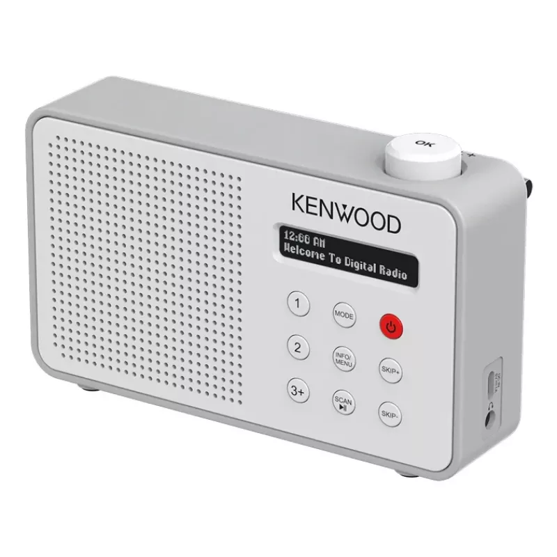 Kenwood CR-M25DAB-W raadio Kaasaskantav Digitaalne Valge