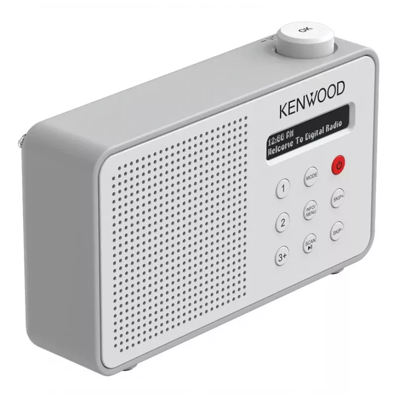 Kenwood CR-M25DAB-W raadio Kaasaskantav Digitaalne Valge