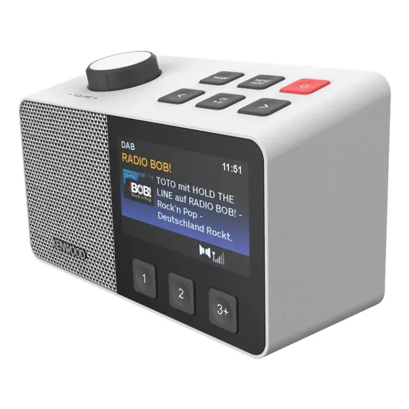 Kenwood CR-M70DAB-W Kaasaskantav digiraadio valge
