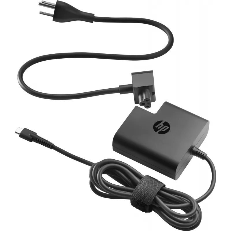 HP 65W USB-C toiteadapter, siseruumides, vahelduvvool, must
