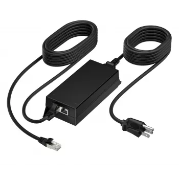 HP Poly PoE++ 65W 2.5G adapter koos 3,66 m CAT6A kaabli ja toitejuhtmega