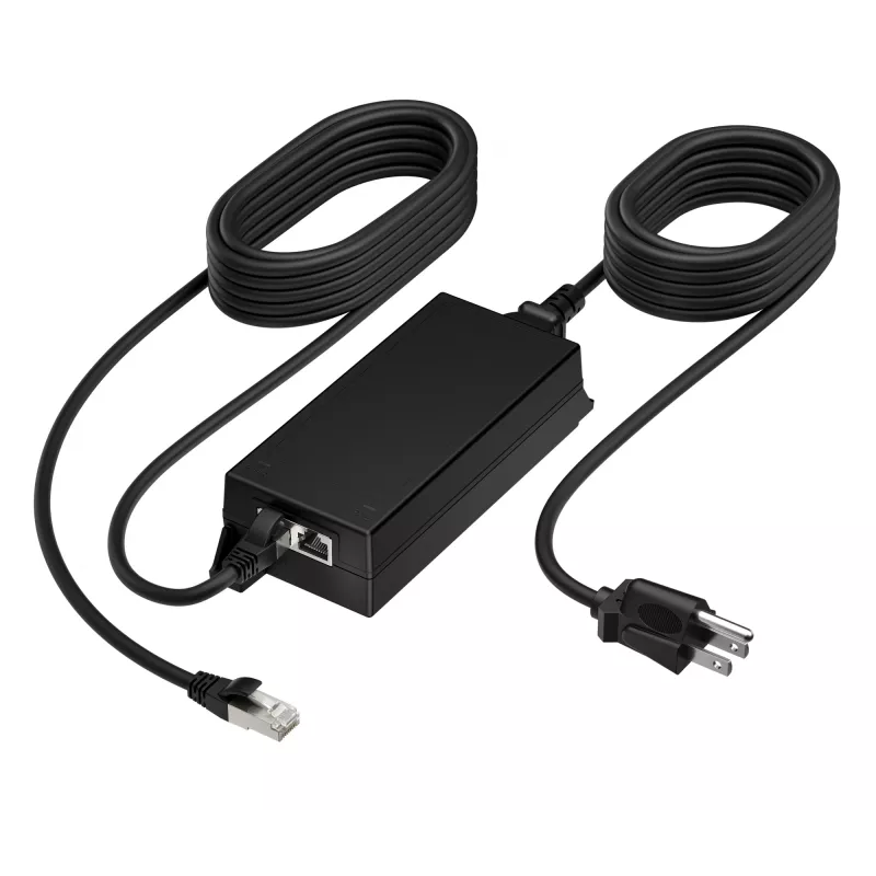 HP Poly PoE++ 65W 2.5G adapter koos 3,66 m CAT6A kaabli ja toitejuhtmega