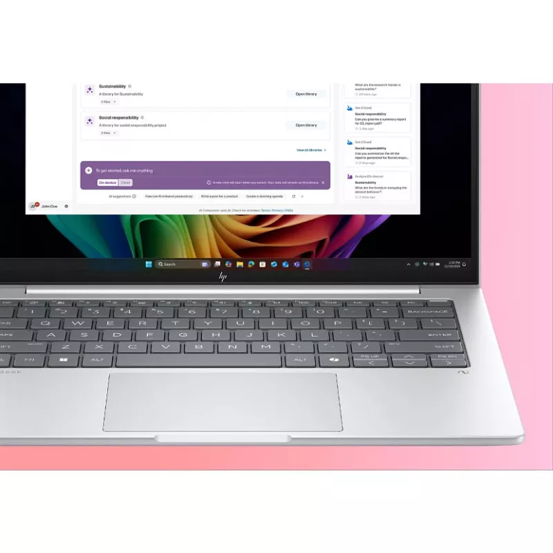 HP EB8G1a14AI sülearvuti 14-tolline AMD Ryzen AI 5 340 16GB 512GB SSD AMD Radeon 840M Windows 10