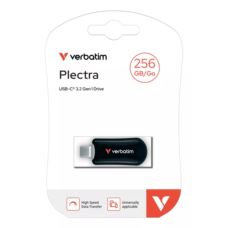 Verbatim Plectra USB-C mälupulk must 256 GB