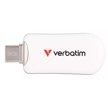 Verbatim Plectra USB-C mälupulk valge 64 GB