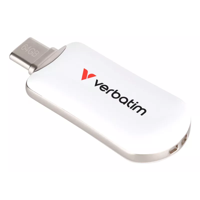 Verbatim Plectra USB-C mälupulk valge 64 GB