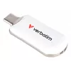 Verbatim Plectra USB-C mälupulk valge 128 GB, 128 GB, USB-tüüp C, 3.2 Gen 1 (3.1 Gen 1), 100 MB/s, korgita, valge