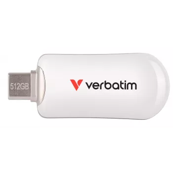 Verbatim Plectra USB-C mälupulk Valge 512 GB