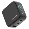 Verbatim Mini GaN laadija 65W ekraaniga, sisetingimustesse, AC, 20 V, must