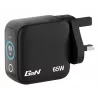 Verbatim Mini GaN laadija 65W ekraaniga, sisetingimustesse, AC, 20 V, must