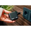 Verbatim Mini GaN laadija 65W ekraaniga, sisetingimustesse, AC, 20 V, must
