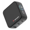 Verbatim Mini GaN laadija 100 W ekraaniga, siseruumidesse, vahelduvvool, 20 V, must