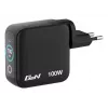 Verbatim Mini GaN laadija 100 W ekraaniga, siseruumidesse, vahelduvvool, 20 V, must