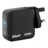 Verbatim Mini GaN laadija 100 W ekraaniga, siseruumidesse, vahelduvvool, 20 V, must