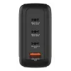 Verbatim Mini GaN Charger 140W koos Display, Indoor, AC, 28 V, Must