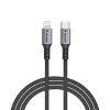 Verbatim Sync & Charge kaabel USB-C Lightningule 120 cm, 1.2 m, Lightning, USB C, isane, isane, must