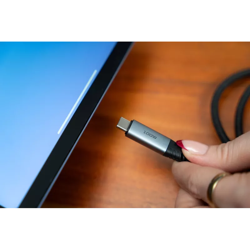 Verbatim Sync & Charge kaabel - 100W USB-C to USB-C 120 cm, 1,2 m, USB C, USB C, USB 2.0, 0,48 Gbit/s, must