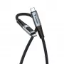 Verbatim Sync & Charge USB C to USB C 100W Display 120 cm, 1.2 m, USB C, USB C, USB 2.0, 0.48 Gbit/s, Must