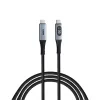 Verbatim Sync & Charge USB C to USB C 100W Display 120 cm, 1.2 m, USB C, USB C, USB 2.0, 0.48 Gbit/s, Must