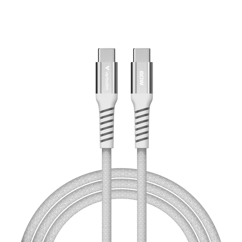 Verbatim Sync & Charge magnetkaabel – 60 W USB-C–USB-C 120 cm hall