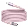 Verbatim Sync & Charge Magnetic kaabel - 60W USB-C to USB-C 120 cm roosa
