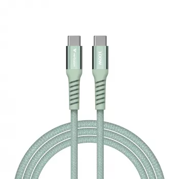 Verbatim Sync & Charge magnetkaabel - 100W USB-C kuni USB-C 120 cm roheline