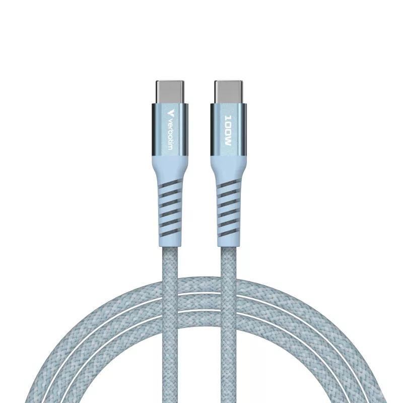 Verbatim Sync & Charge Magnetkaabel - 100W USB-C kuni USB-C 120 cm Sinine