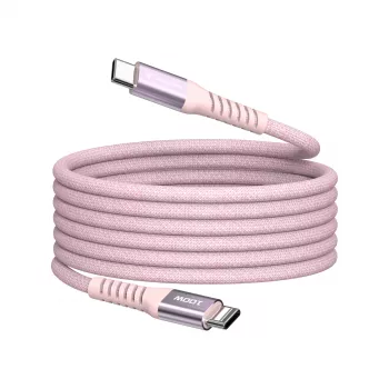Verbatim Sync & Charge magnetkaabel - 100 W USB-C–USB-C 120 cm roosa