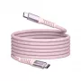 Verbatim Sync & Charge magnetkaabel - 100 W USB-C–USB-C 120 cm roosa
