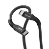 Verbatim Sync & Charge Magnetkaabel - 60W USB-C to USB-C 120 cm Must
