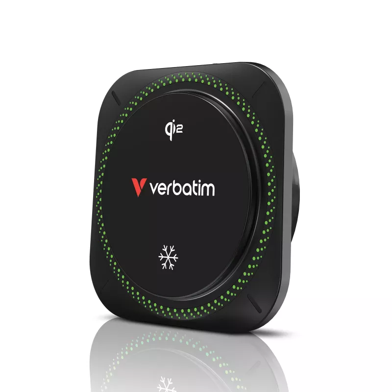 Verbatim Charge 'n' Drive Qi2 Magnetiline Juhtmevaba Autolaadija RGB